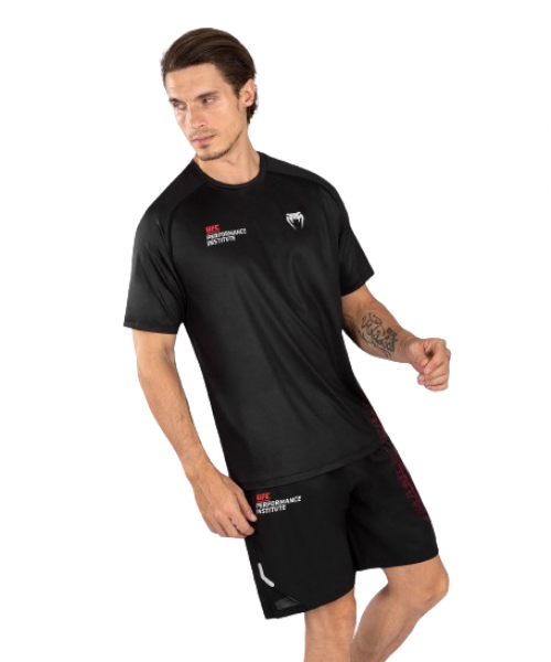 Venum T-Shirt Dry Tech UFC Performance Institute 2.0 schwarz/rot